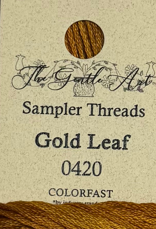 The Gentle Art Sampler Threads; Gold Leaf