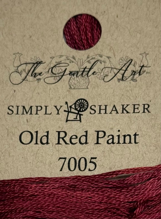 The Gentle Art Simply Shaker Threads; Old Red Paint