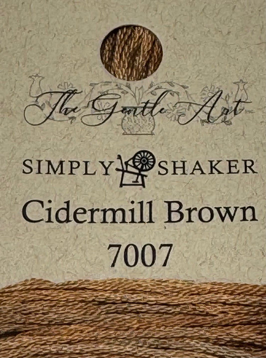 The Gentle Art Simply Shaker Threads; Cidermill Brown