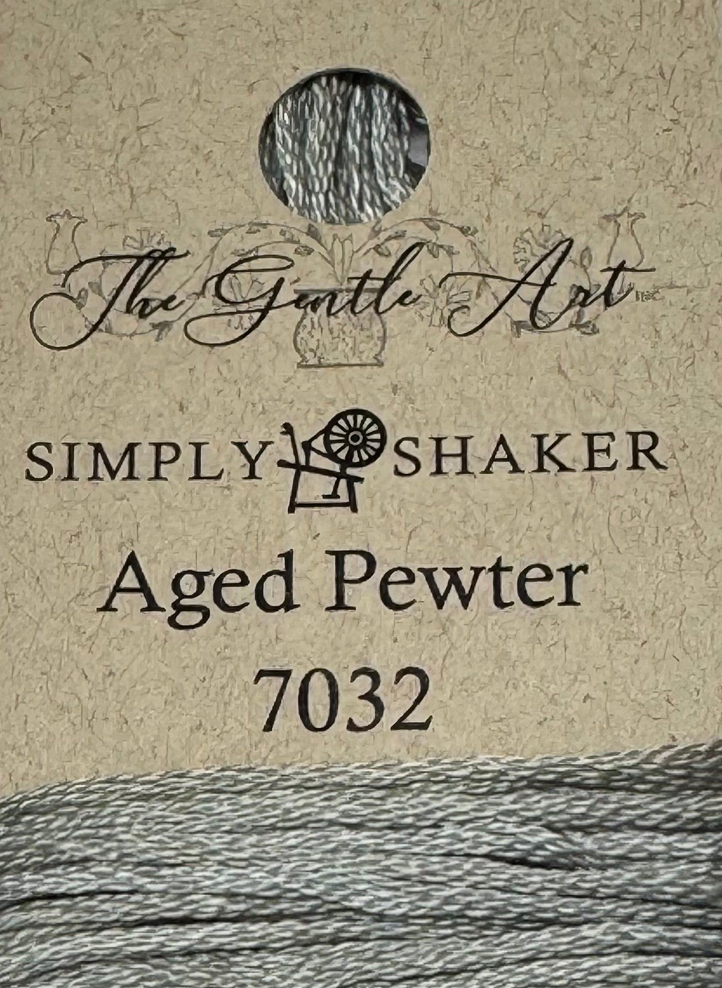 The Gentle Art Simply Shaker Threads; Aged Pewter