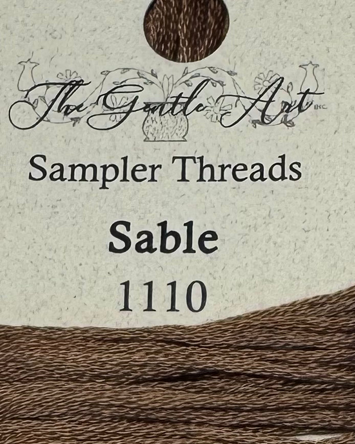 The Gentle Art Sampler Threads; Sable