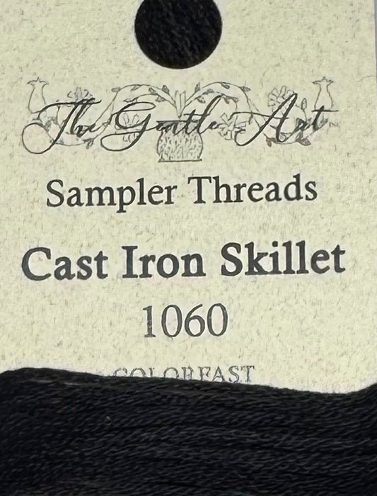 The Gentle Art Sampler Threads; Cast Iron Skillet