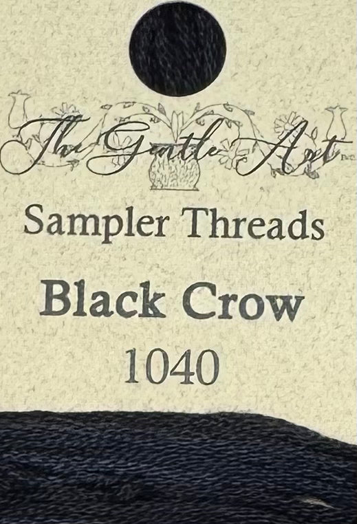 The Gentle Art Sampler Threads; Black Crow