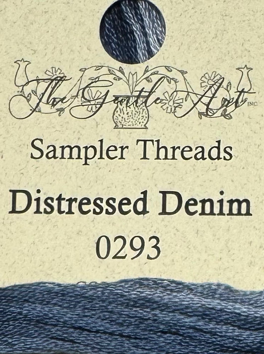 The Gentle Art Sampler Threads; Distressed Denim
