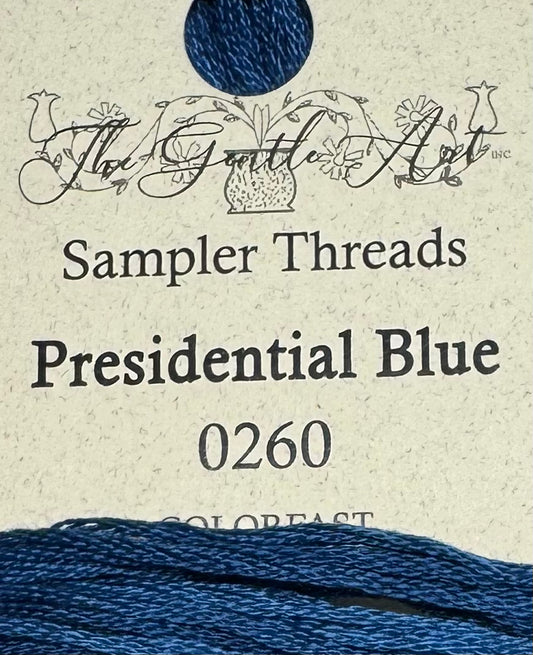 The Gentle Art Sampler Threads; Presidential Blue