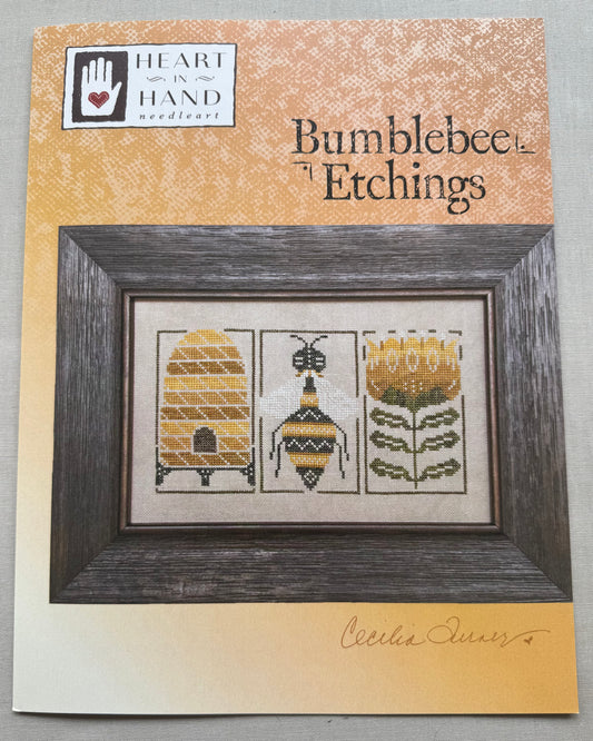 Bumblebee Etchings; Heart In Hand