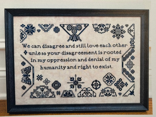 Disagree; Rebel Stitcher Designs