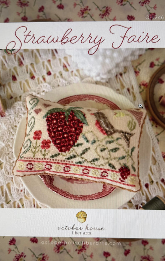 Strawberry Faire; October House Fiber Arts