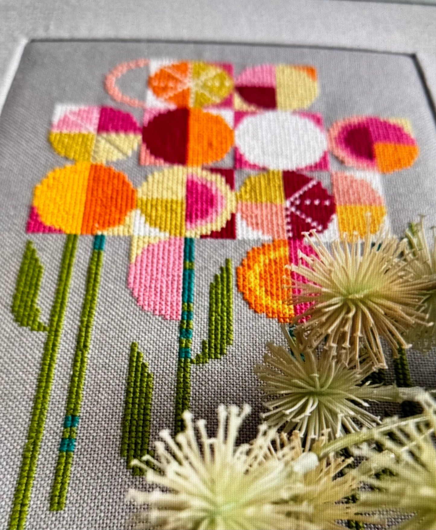 Facing the Sun; Robin Pickens Cross Stitch