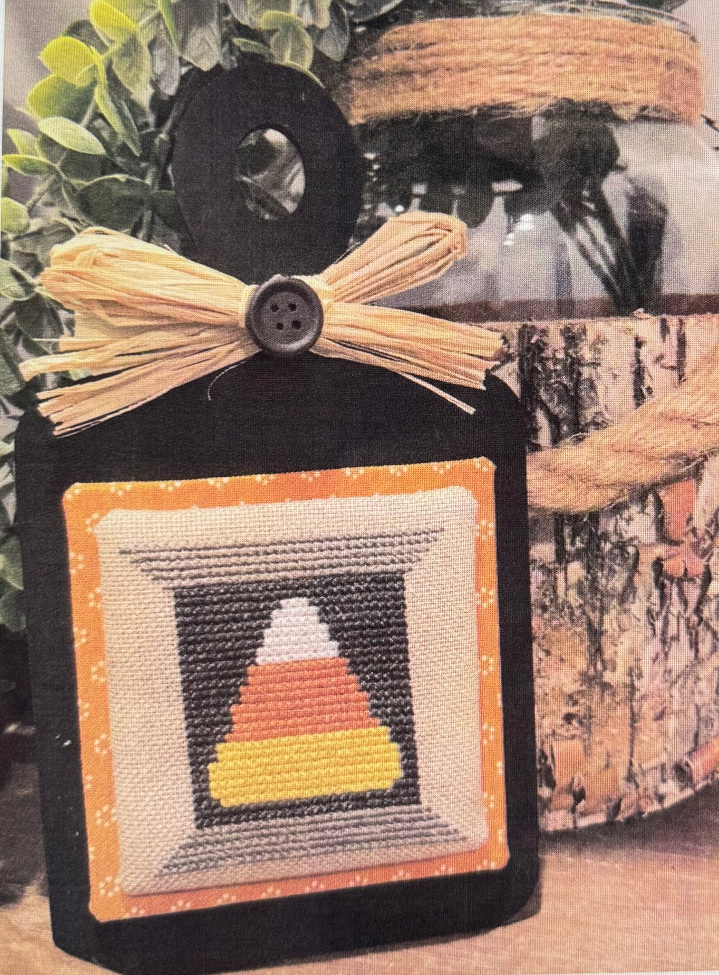 Candy Corn Spool; Crafty Bluebonnet Designs