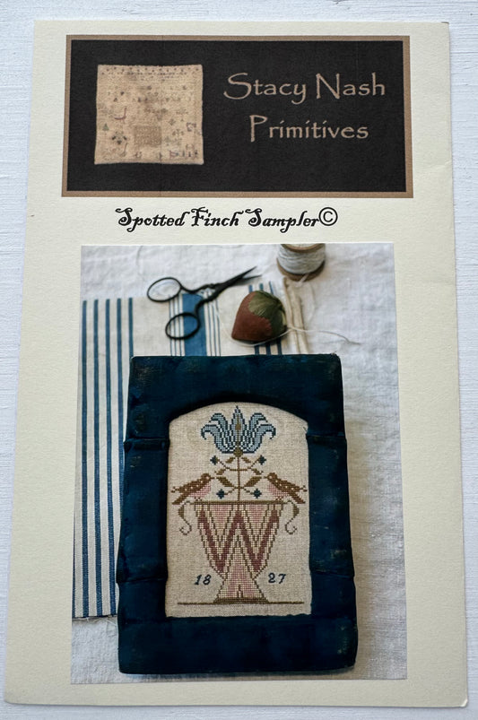 Spotted Finch Sampler; Stacy Nash Designs