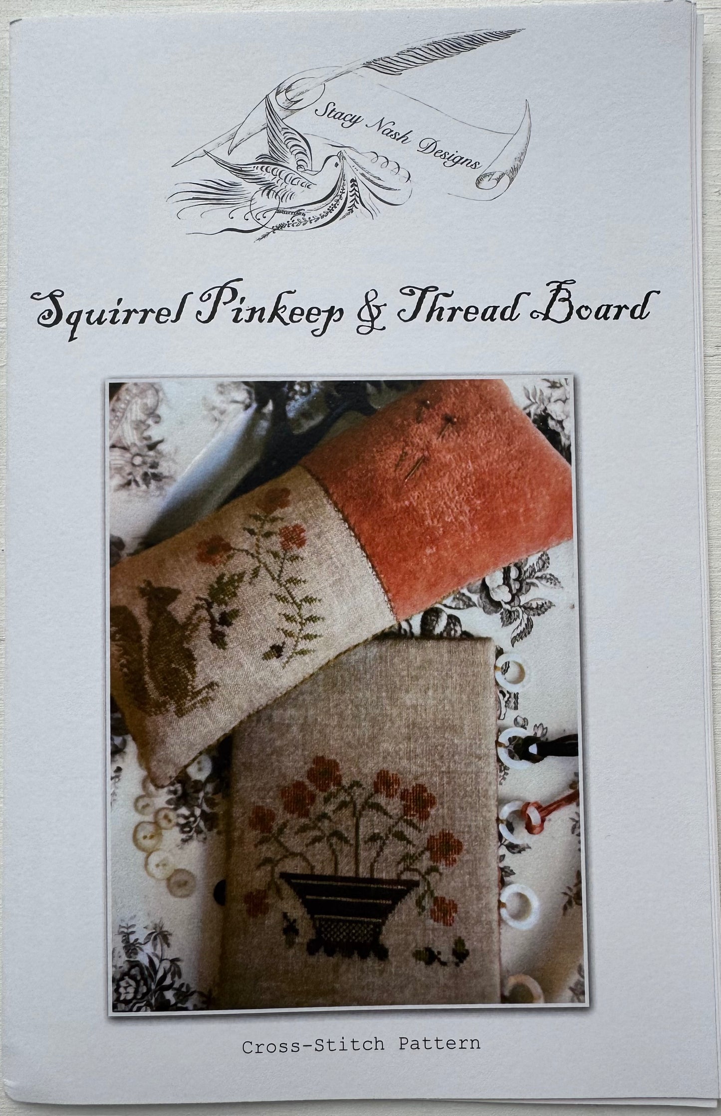 Squirrel Pinkeep & Thread Board