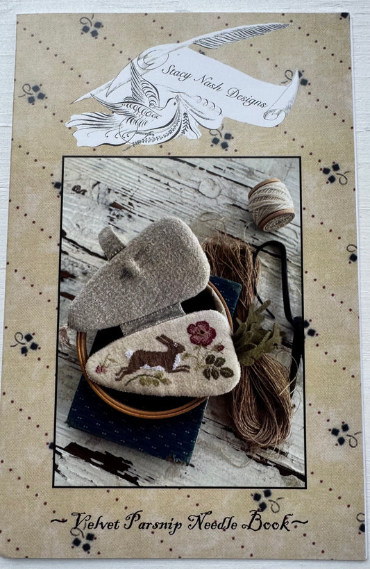 Velvet Parsnip Needle Book; Stacy Nash Designs