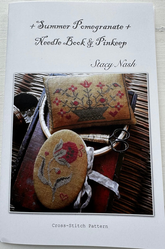 Summer Pomegranate Needle Book & Pinkeep; Stacy Nash Designs