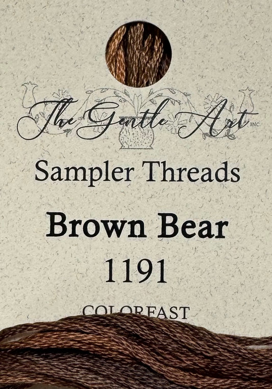The Gentle Art Sampler Threads; Brown Bear