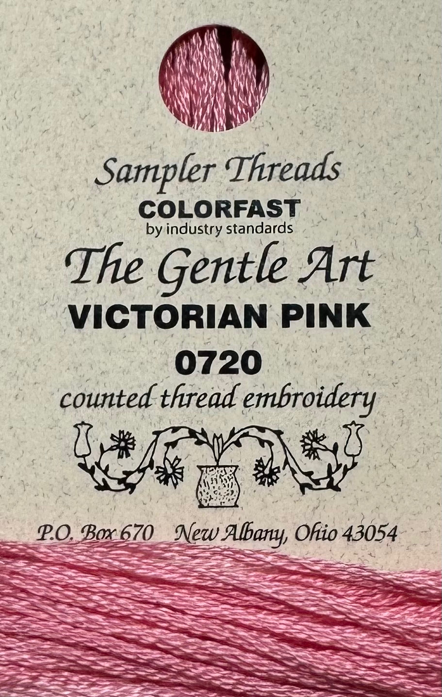 The Gentle Art Sampler Threads; Victorian Pink