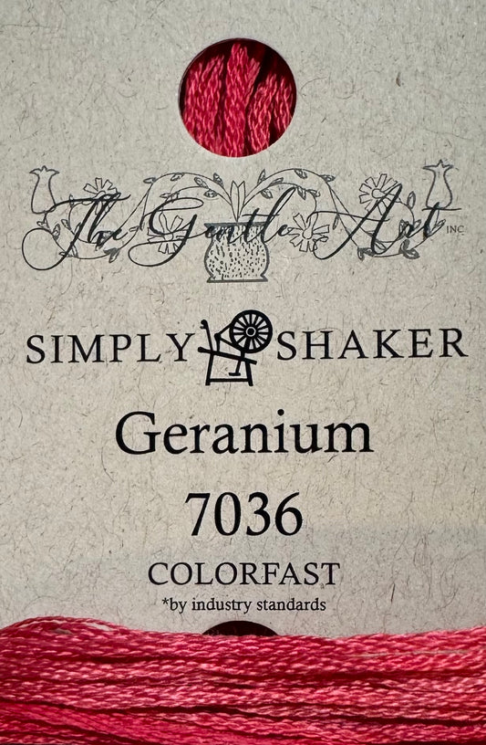 The Gentle Art Simply Shaker Threads; Geranium