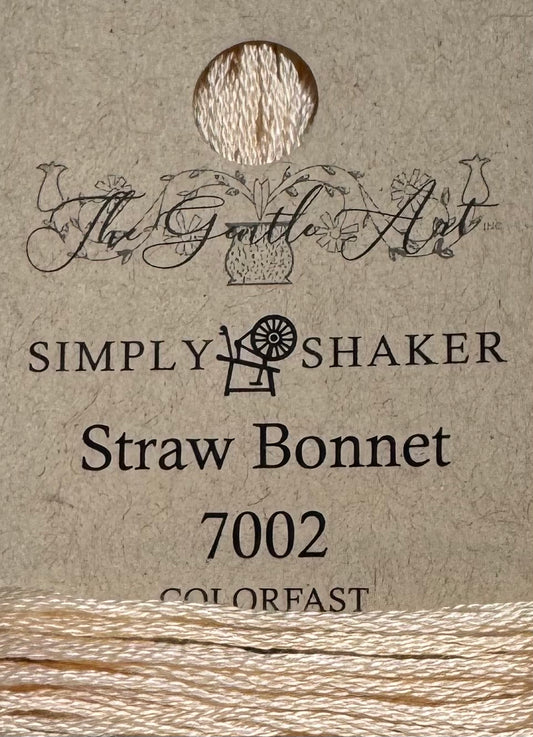 The Gentle Art Simply Shaker Threads; Straw Bonnet