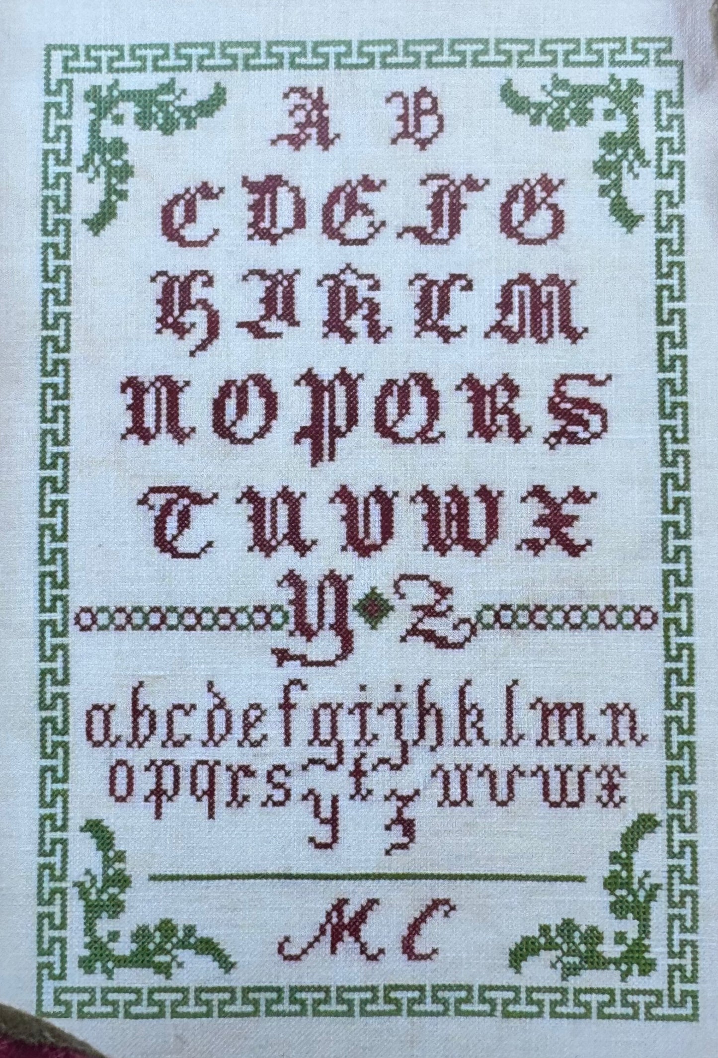 MC Sampler; Antique Needleworkers