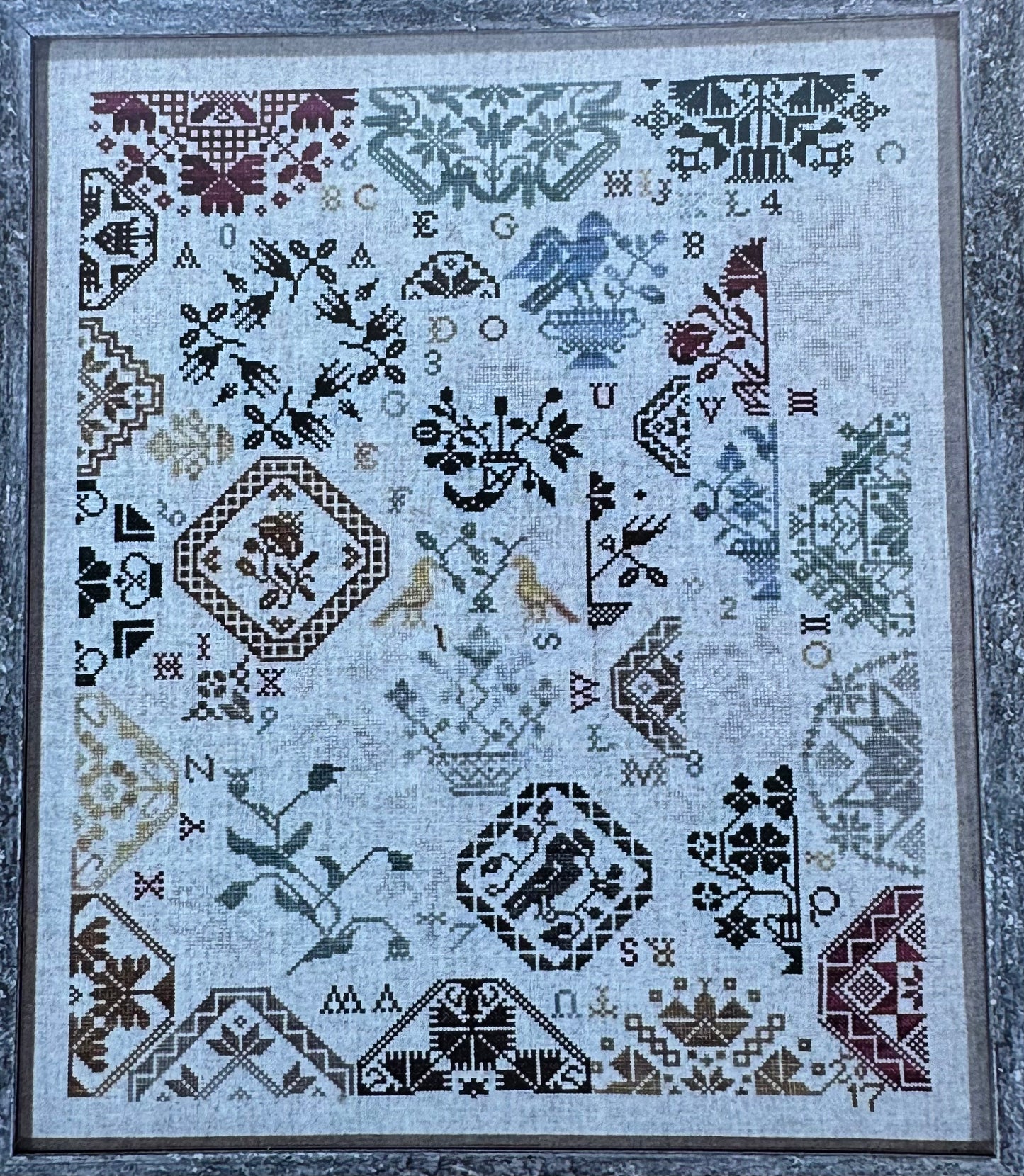 AC Bluebird Quaker Sampler; Sassafras Samplers