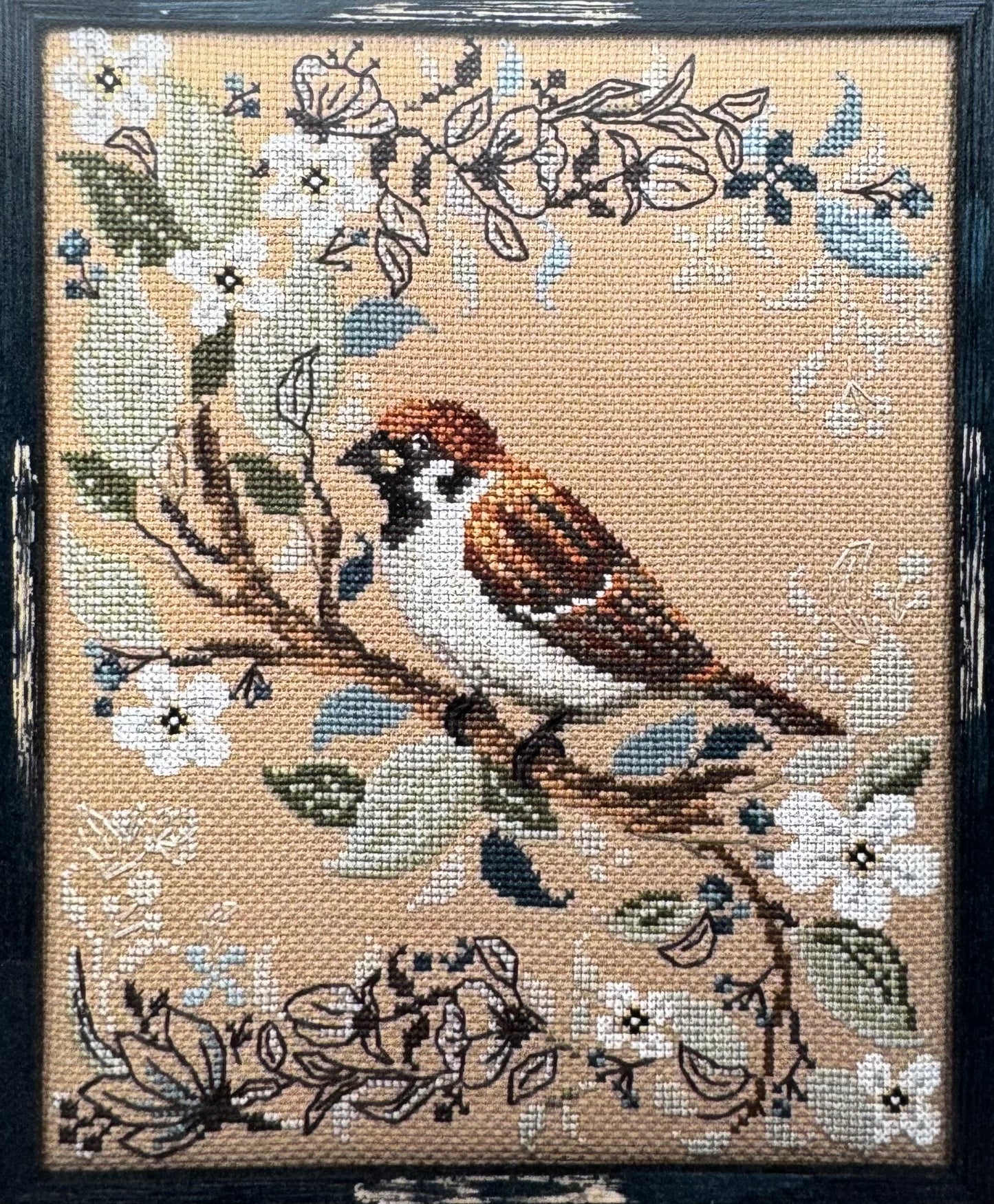 Birds in Nature-Sparrow; Erin Elizabeth Designs