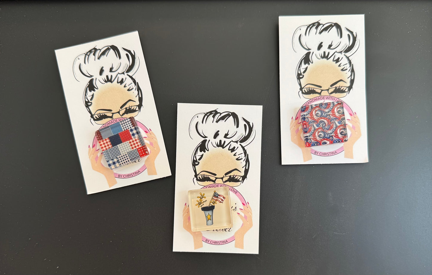 Patriotic Needle Minder