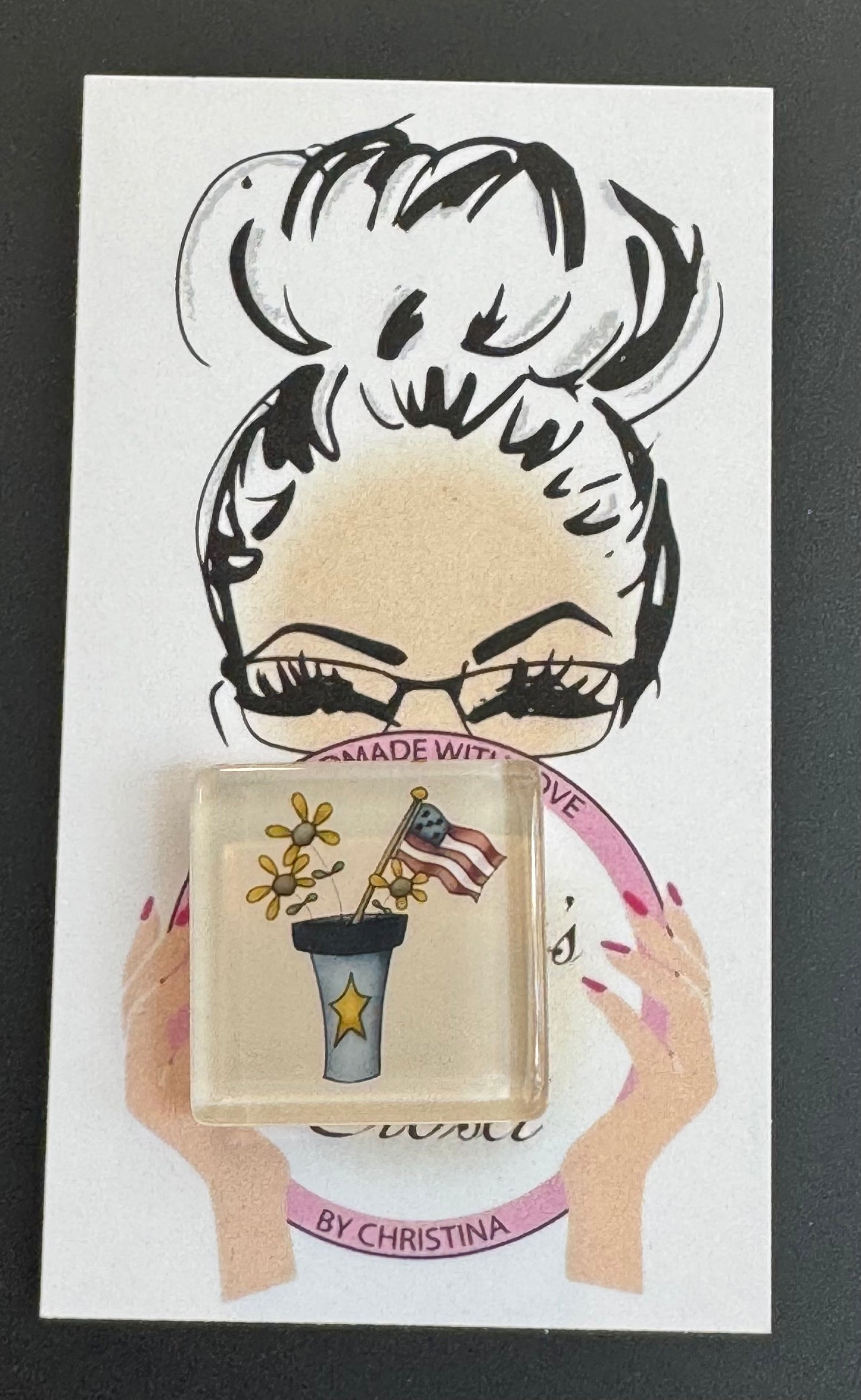 Patriotic Needle Minder