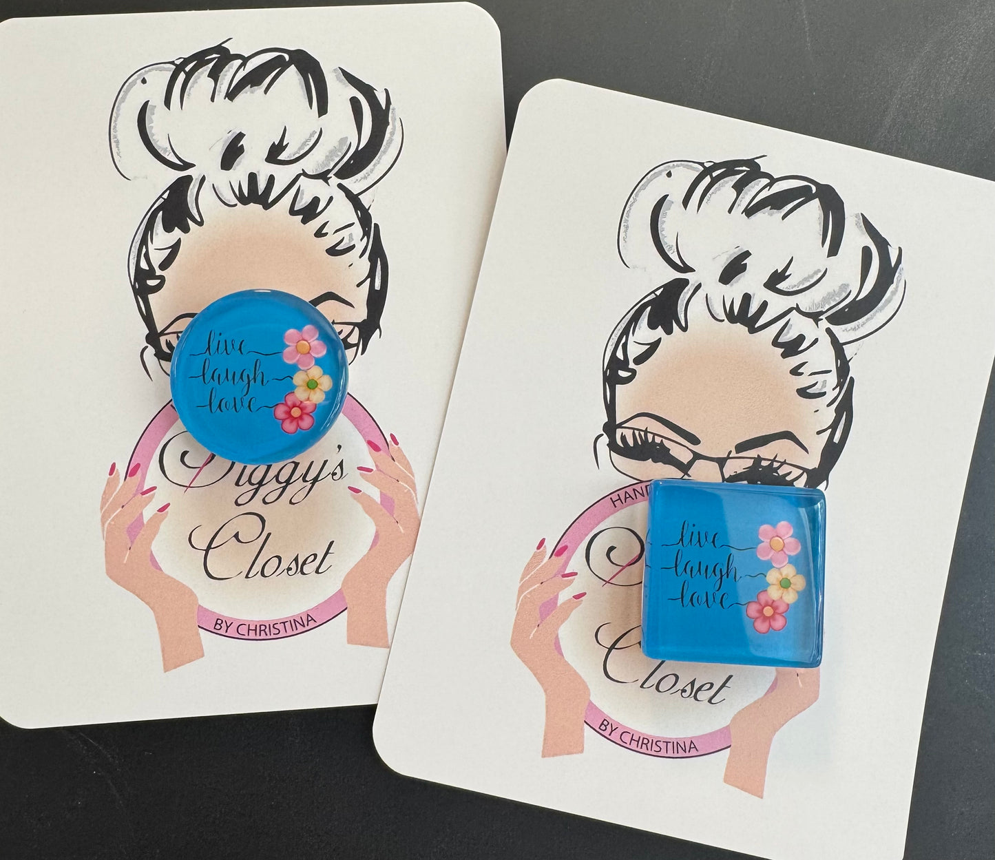Live, Love and Laugh Needle Minders
