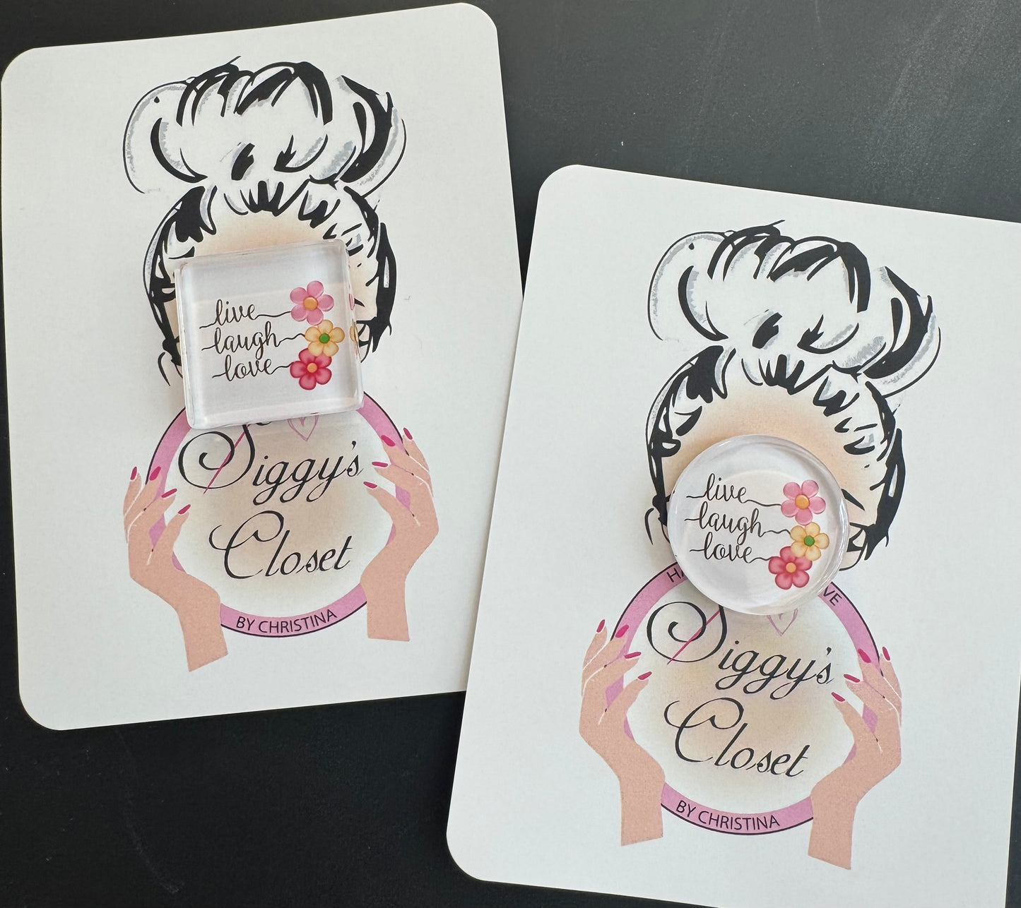 Live, Love and Laugh Needle Minders