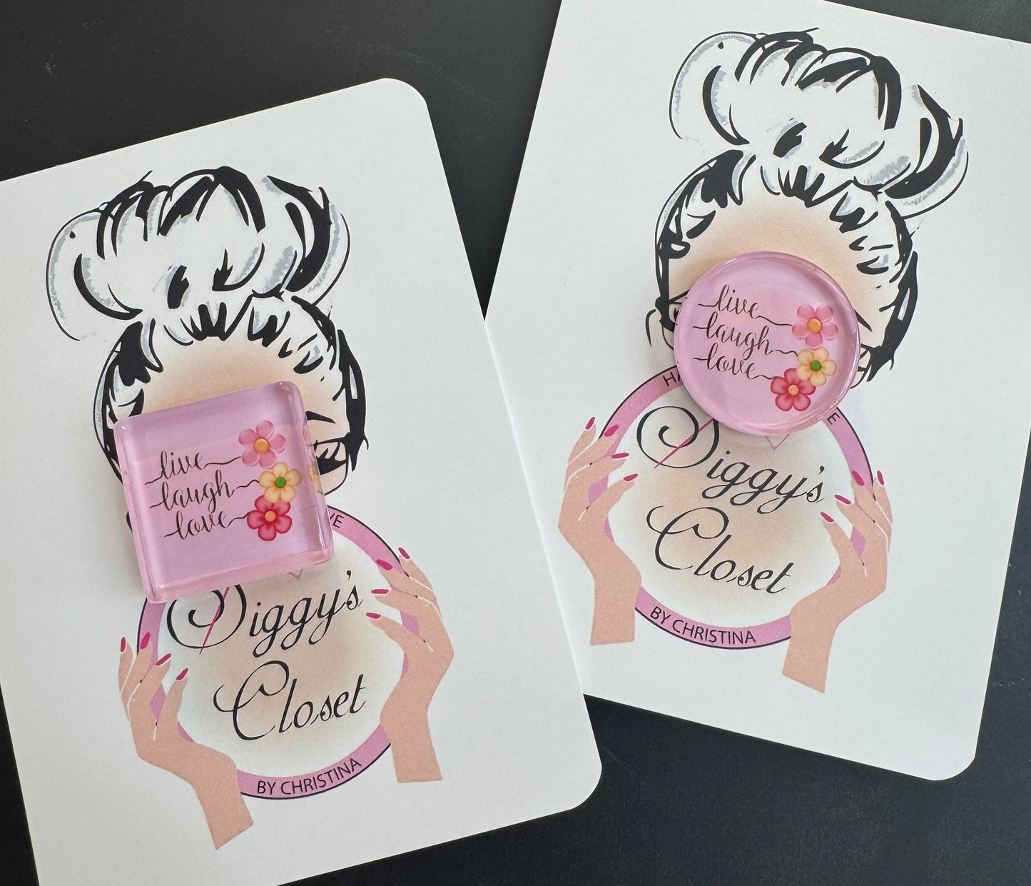 Live, Love and Laugh Needle Minders