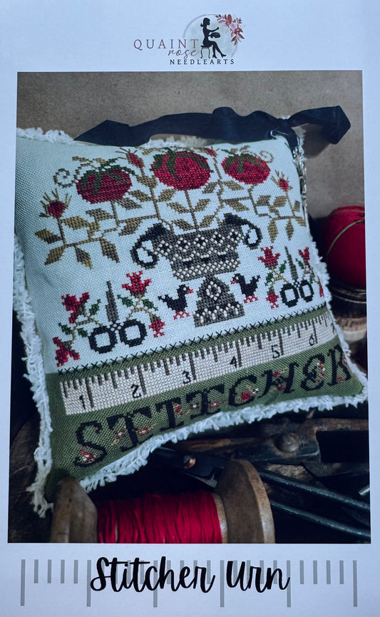 Stitcher Urn; Quaint Rose Needlearts