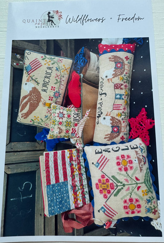 Wildflowers + Freedom; Quaint Rose Needlearts