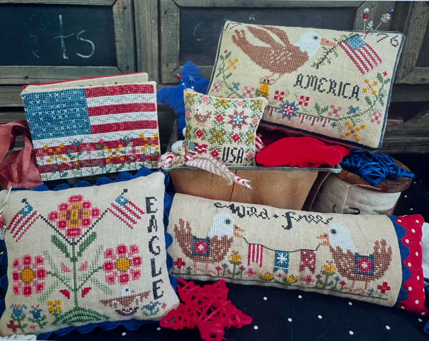 Wildflowers + Freedom; Quaint Rose Needlearts