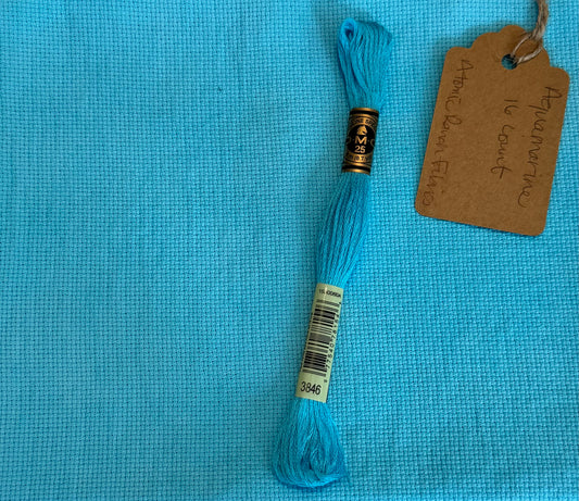 Aquamarine; Atomic Ranch Fabrics