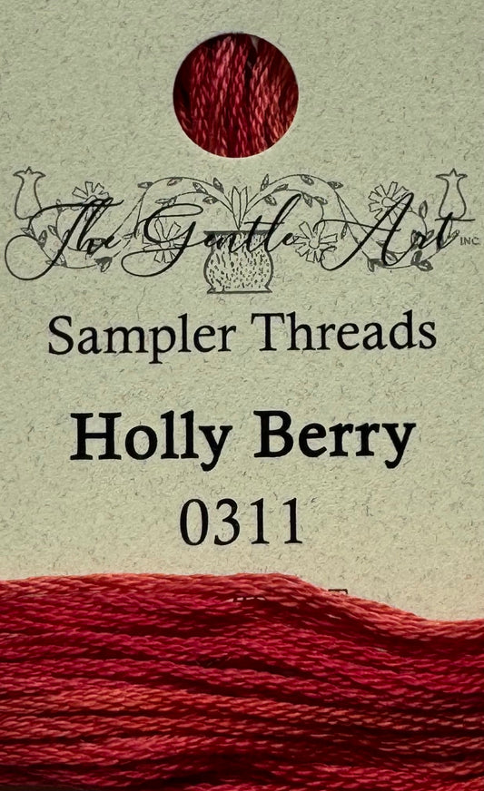 The Gentle Art Sampler Threads; Holly Berry