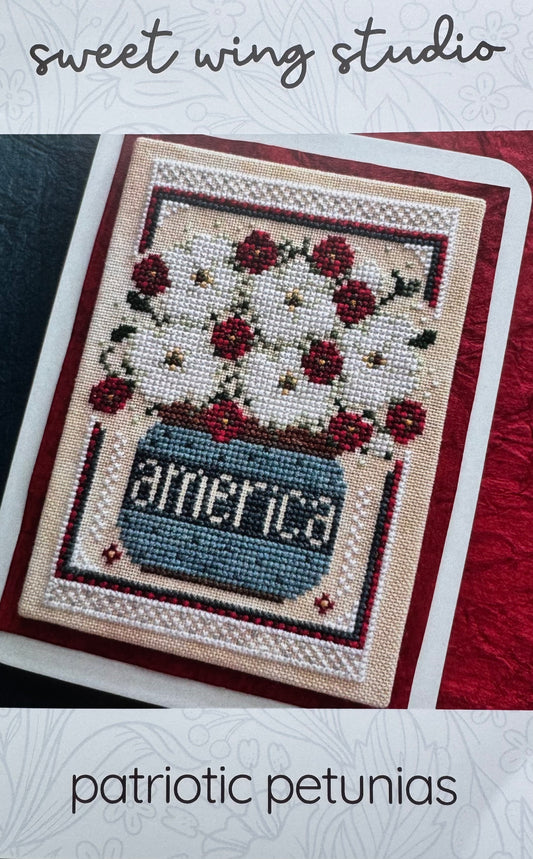 Patriotic Petunias; Sweet Wing Studio