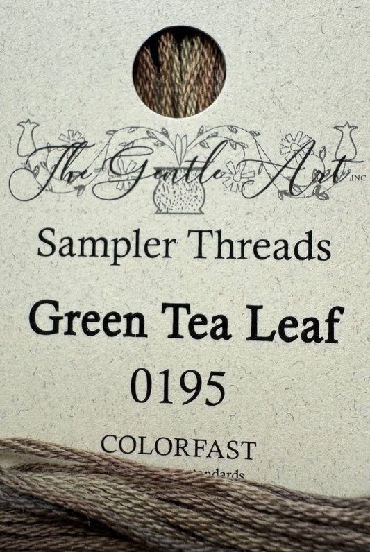 The Gentle Art Sampler Threads; Green Tea Leaf