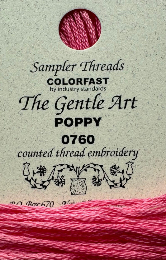 The Gentle Art Sampler Threads; Poppy