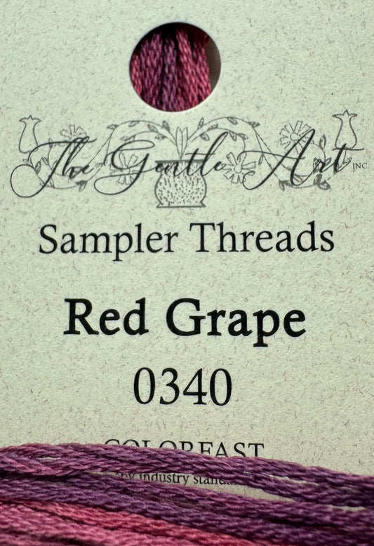 The Gentle Art Sampler Threads; Red Grape