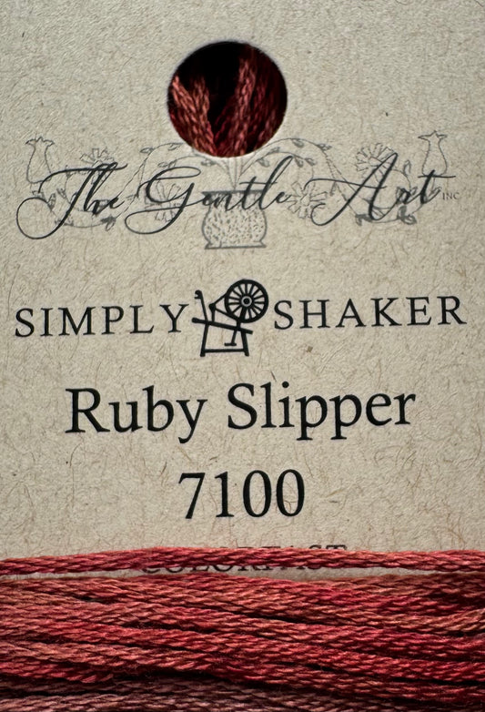 The Gentle Art Simply Shaker Threads; Ruby Slipper