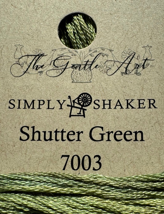 The Gentle Art Simply Shaker Threads; Shutter Green