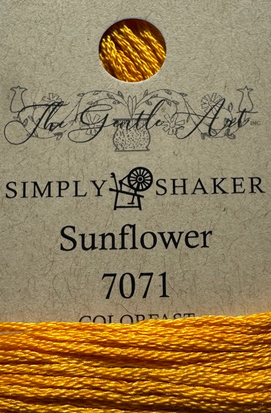 The Gentle Art Simply Shaker Threads; Sunflower