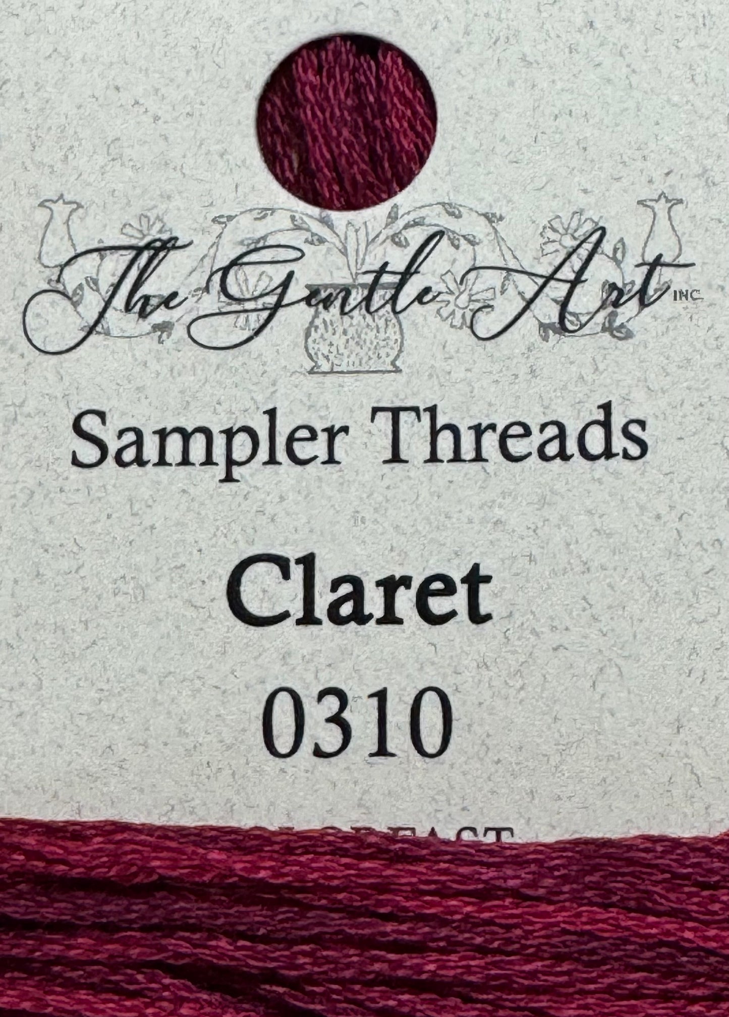 The Gentle Art Sampler Threads; Claret