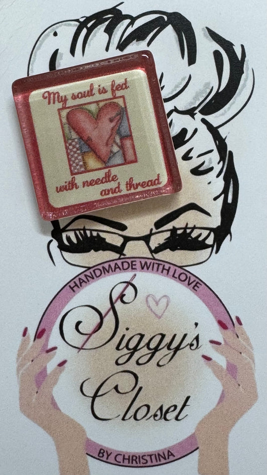 Patchwork Heart Needle Minder