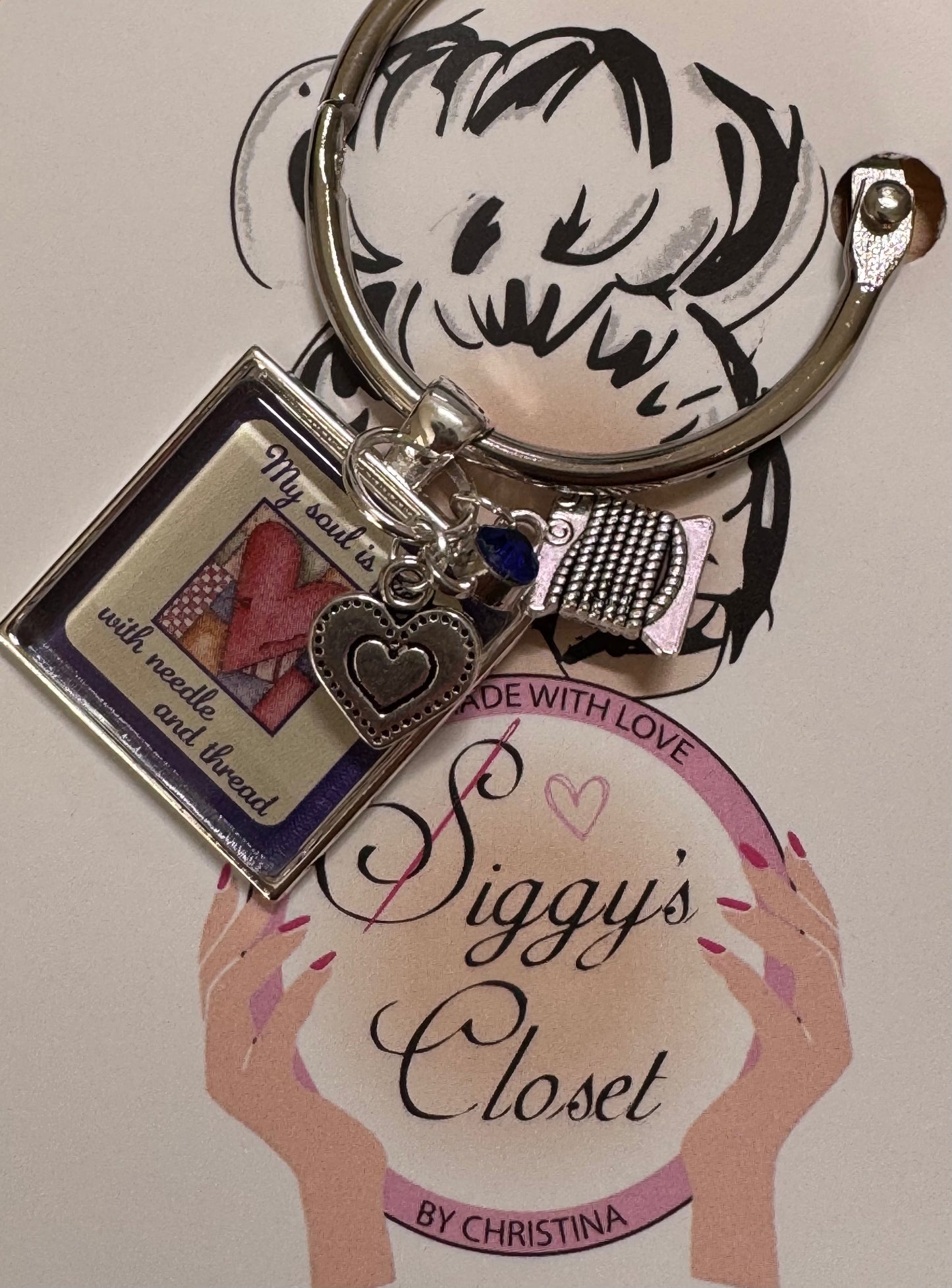 Patchwork Heart Thread Keeps