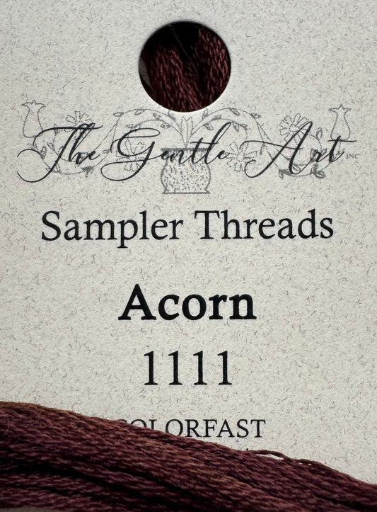 The Gentle Art Sampler Threads; Acorn