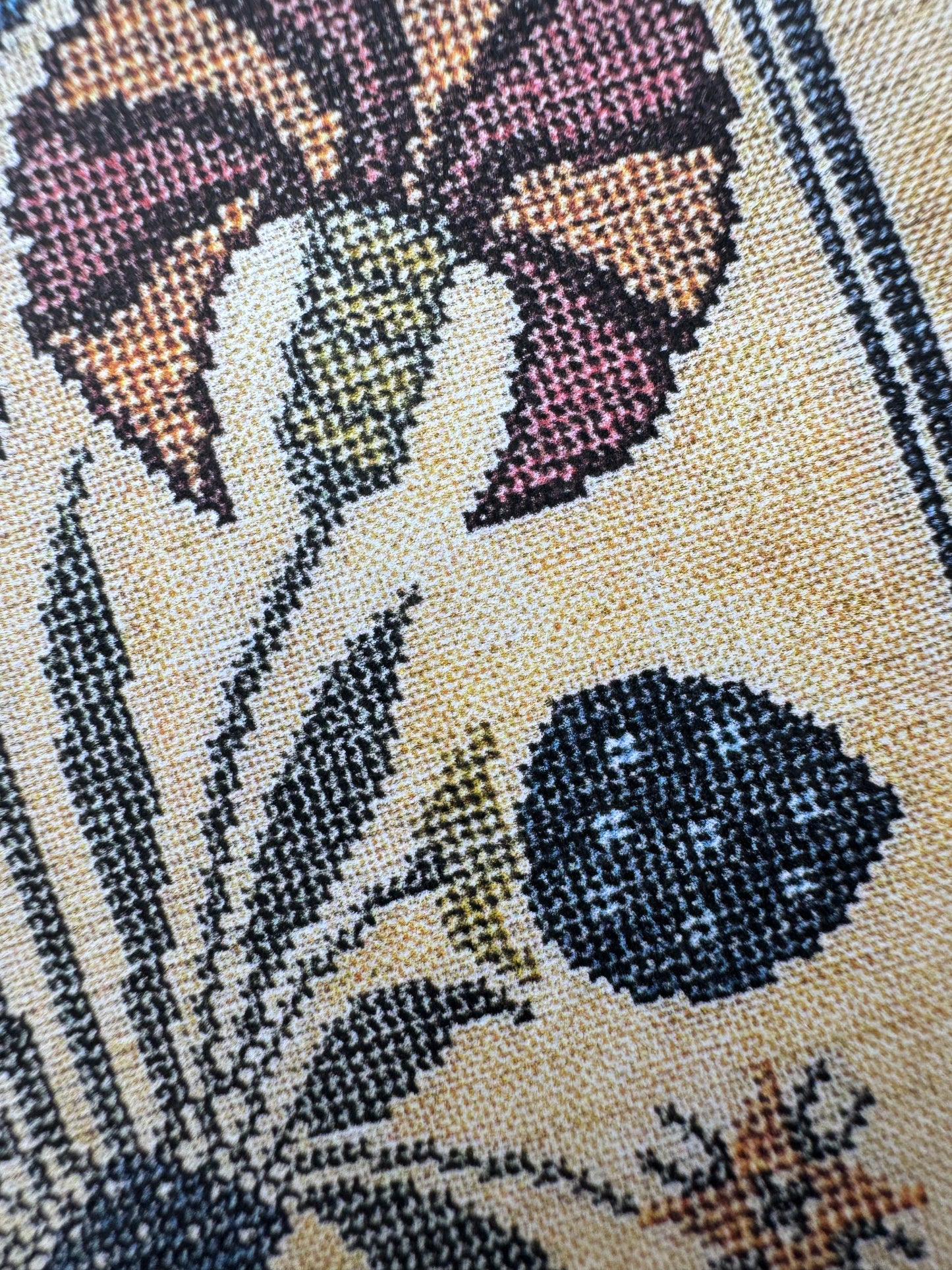 Blue Carnation Fraktur; Three Sheep Studio
