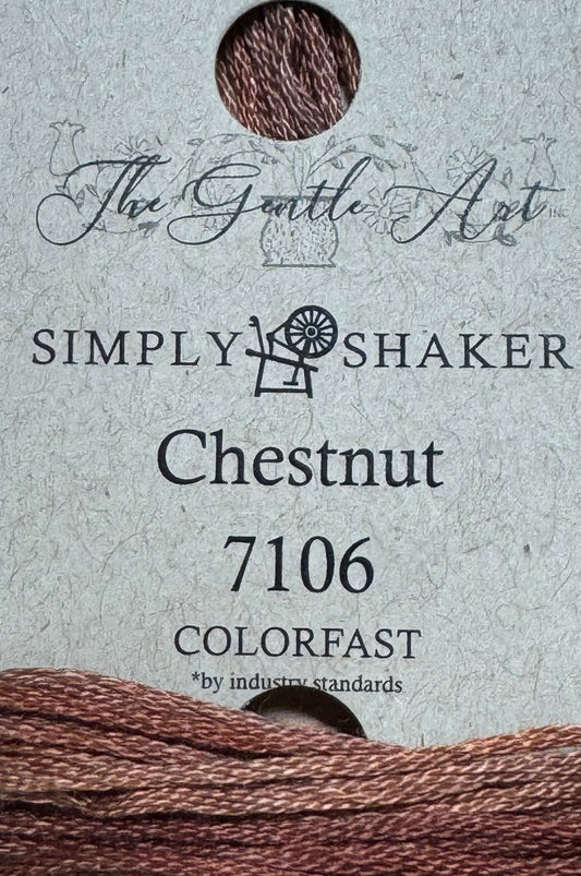 The Gentle Art Simply Shaker Threads; Chestnut