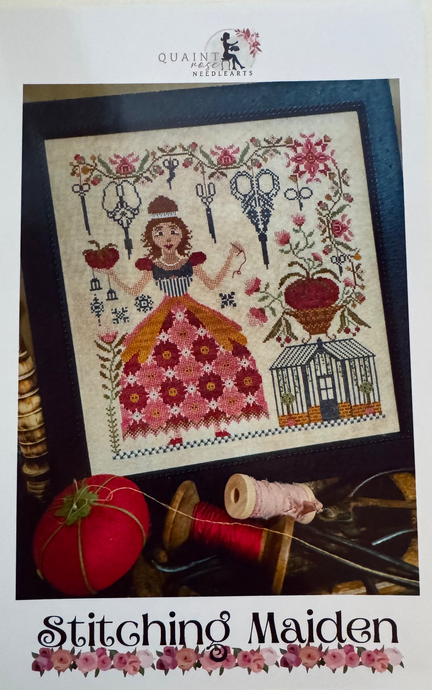 Stitching Maiden; Quaint Rose Needlearts