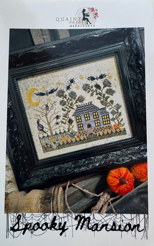 Spooky Mansion; Quaint Rose Needlearts